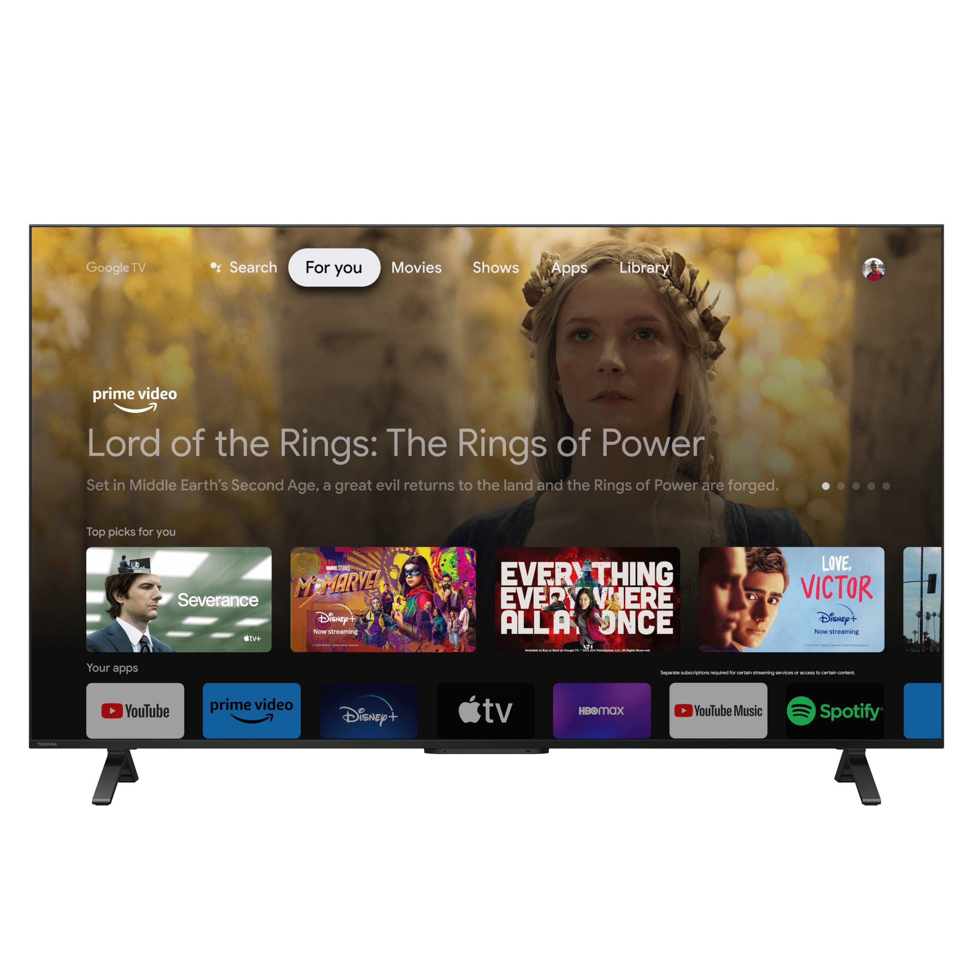 Toshiba 75" M550M Quantum Dot 4K